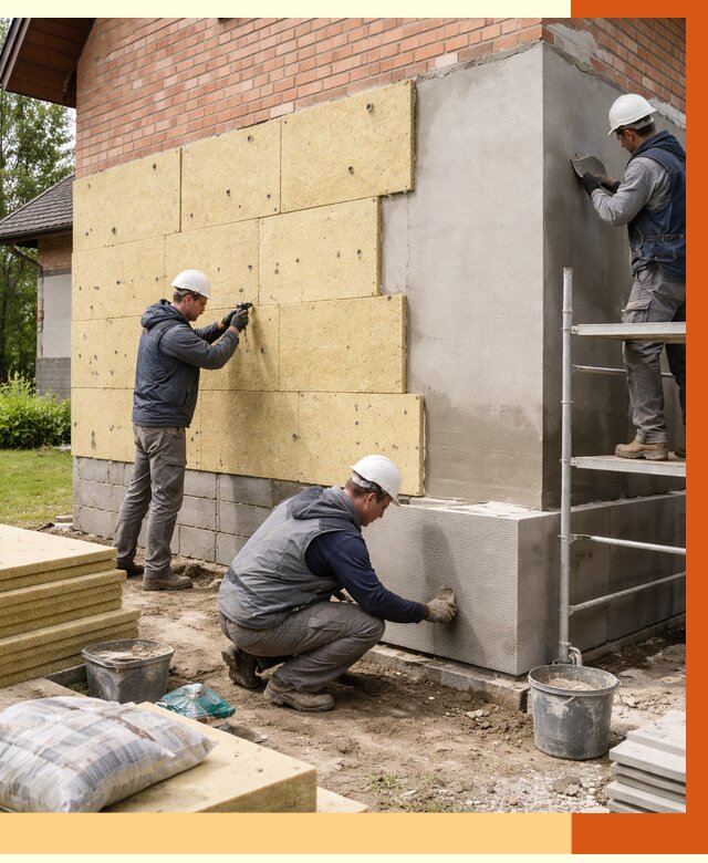 Утепление частного дома в Кунгуре под ключ от 7692 руб/м2 — недорого | ТепломастерКнг