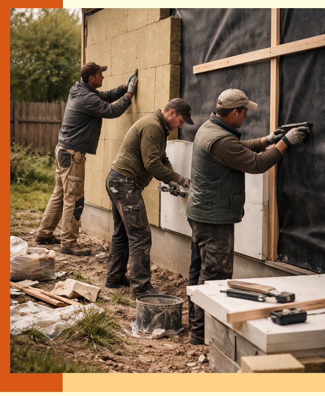 Утепление дачного дома под ключ в Кунгуре