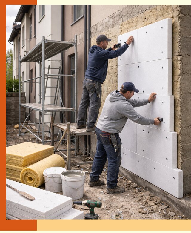 Утепление таунхауса с гарантией комфорта в Кунгуре