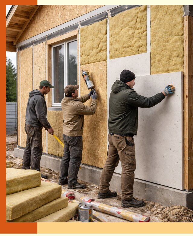 Профессиональное утепление дома из SIP-панелей в Кунгуре