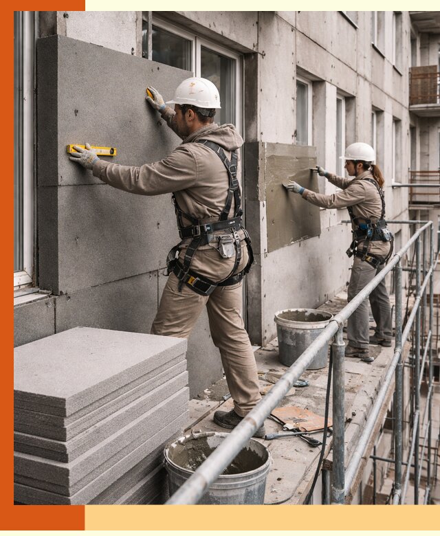 Утепление квартиры снаружи под ключ в Кунгуре