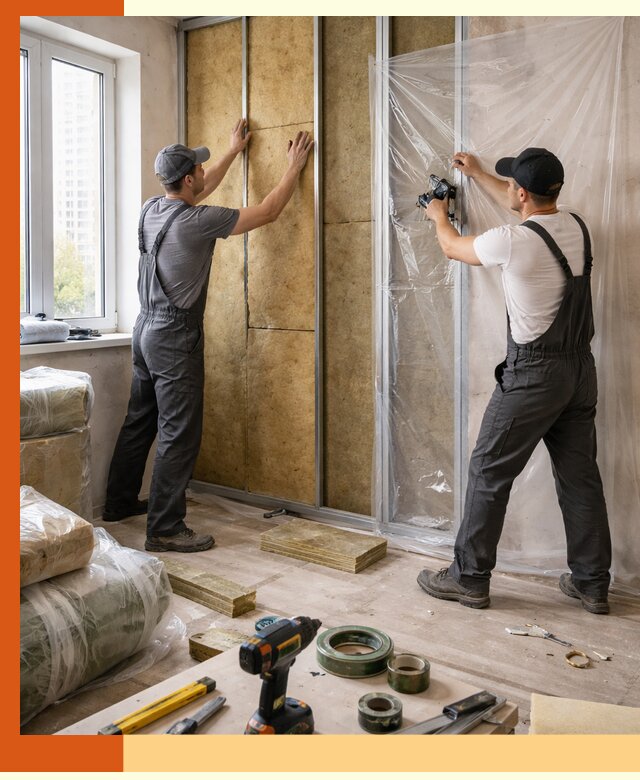 Утепление квартиры изнутри профессионально в Кунгуре