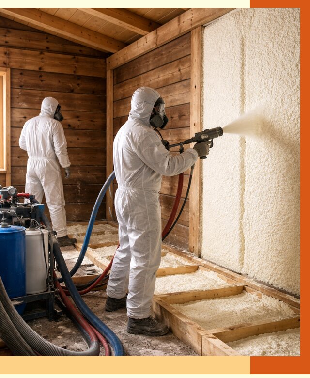 Утепление бани ппу в Кунгуре под ключ от 4308 руб./м2 | ТепломастерКнг - напыление и монтаж ппу