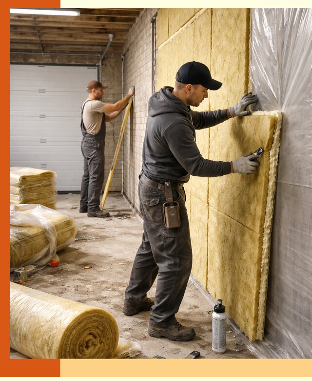 Утепление гаража под ключ в Кунгуре — все виды теплоизоляции