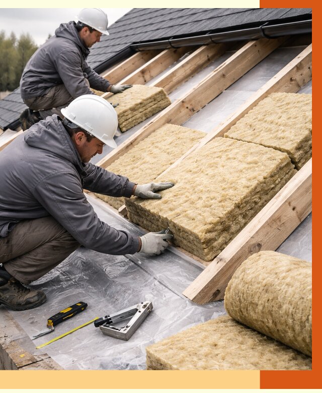 Утепление крыши в Кунгуре от 1897 руб./м2 — комплексное утепление кровли | ТепломастерКнг