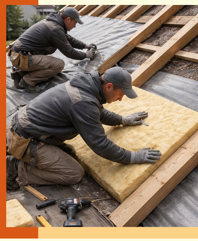 Профессиональное утепление крыши в Кунгуре качественно и надежно