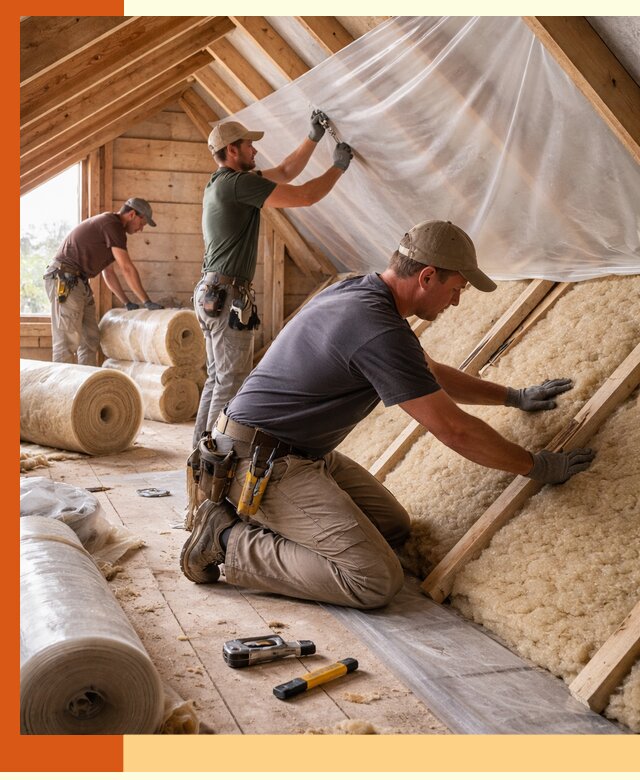 Утепление крыши изнутри в Кунгуре: профессионально и надежно