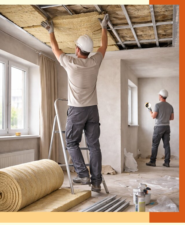 Утепление потолка в частном доме в Кунгуре от 974 руб./м² — работы под ключ | ТепломастерКнг