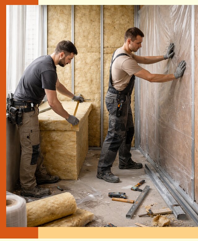 Профессиональное утепление лоджии в Кунгуре эффективно и надежно