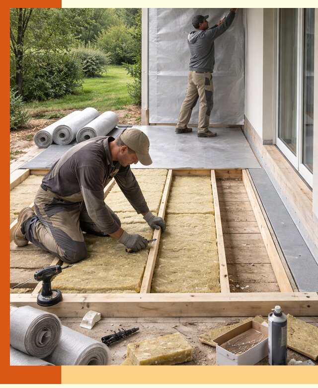 Утепление террасы в Кунгуре — тепло и защита круглогодично