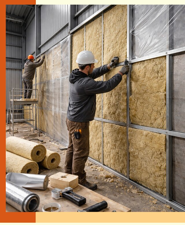 Утепление ангара в Кунгуре — профессиональная теплоизоляция помещений