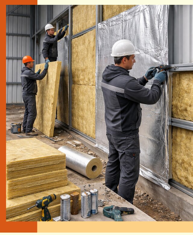 Утепление металлического ангара профессионально в Кунгуре