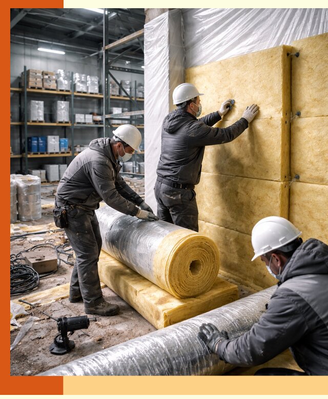 Утепление склада химсырья в Кунгуре: безопасная и эффективная изоляция