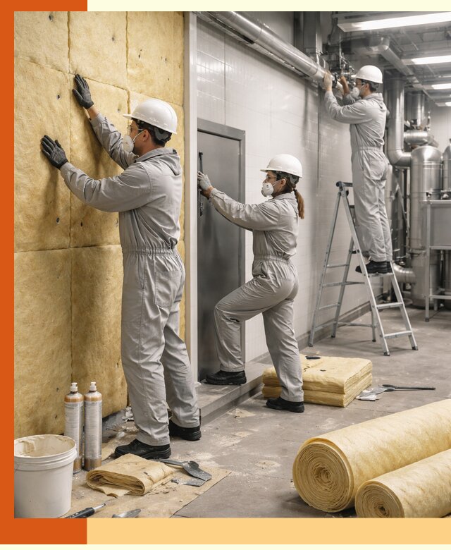 Утепление пищевого цеха под ключ в Кунгуре