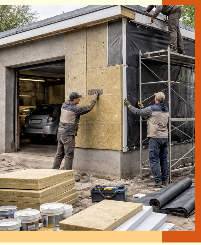 Утепление автосервиса в Кунгуре ппу, пеноизоляция, от 14871 руб/м2 — ТепломастерКнг