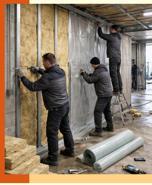 Профессиональное утепление автомойки в Кунгуре для любого типа помещений