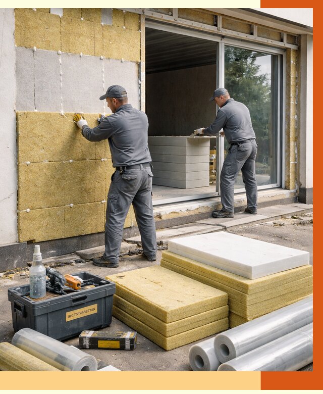 Утепление торгового павильона в Кунгуре от 14871 руб./м² под ключ | ТепломастерКнг