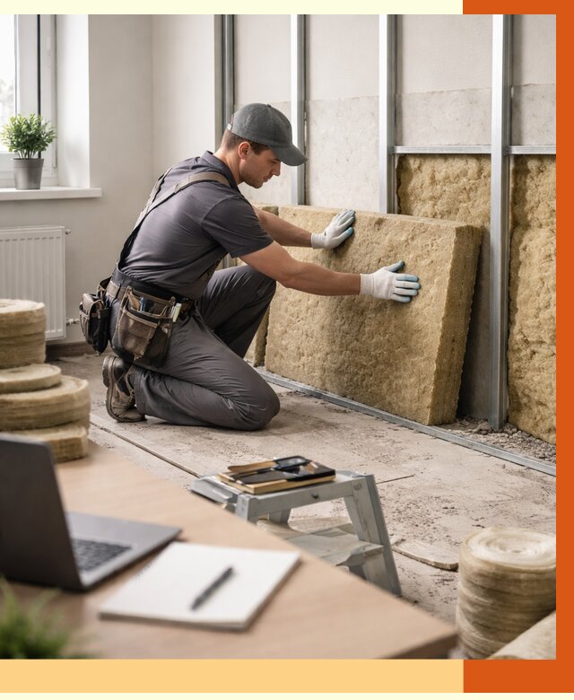 Утепление офиса в Кунгуре от 4615 руб/м2 — комплексное утепление офиса под ключ | ТепломастерКнг