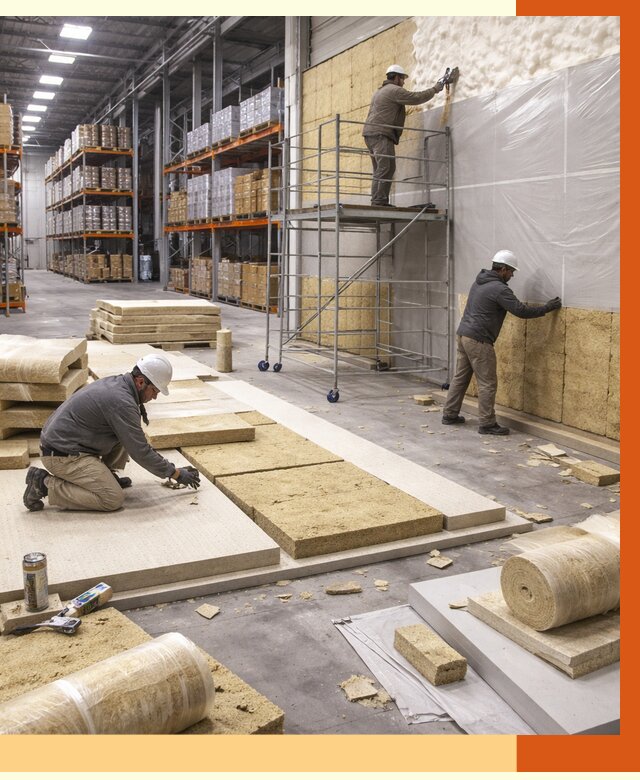 Утепление складского терминала в Кунгуре от 7692 руб./м² под ключ | ТепломастерКнг