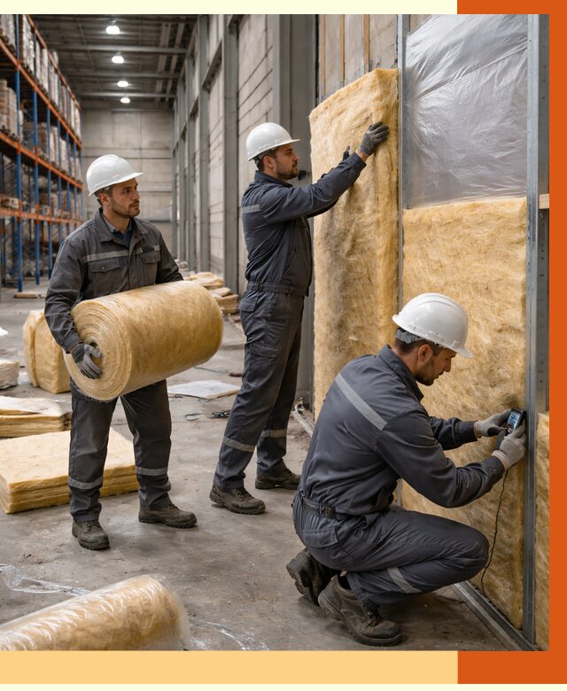 Утепление логистического центра в Кунгуре от 4615 руб/м² под ключ | ТепломастерКнг