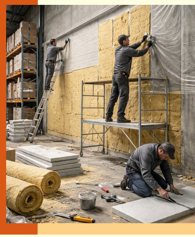 Утепление холодного склада под ключ в Кунгуре