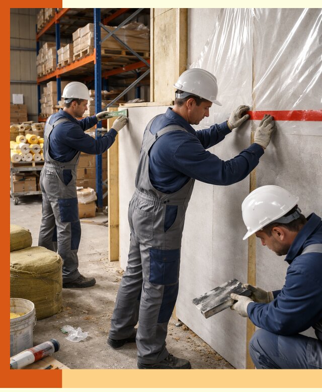 Утепление теплого склада под ключ в Кунгуре