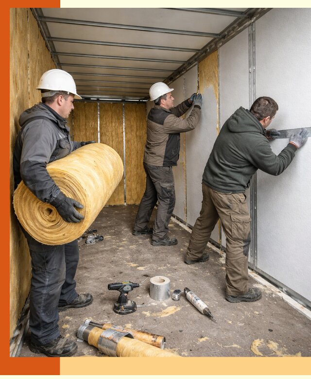 Утепление рефрижераторного контейнера в Кунгуре профессионально и надежно