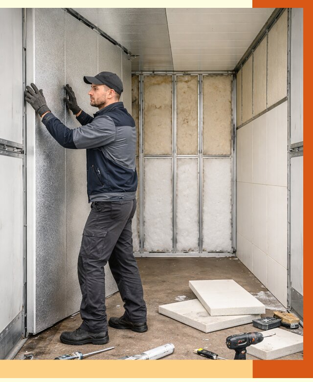 Утепление холодильного кузова в Кунгуре от 13846 руб. под ключ | ТепломастерКнг