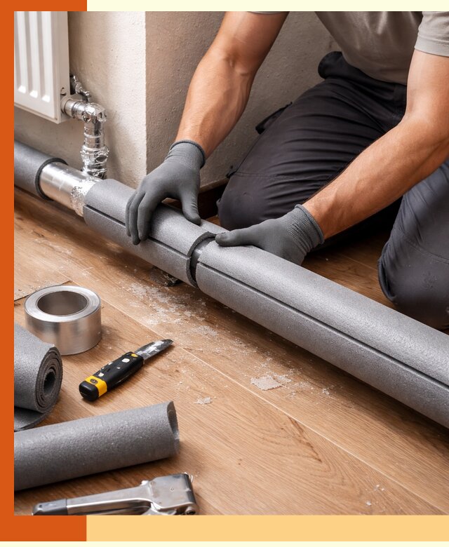 Утепление труб отопления в Кунгуре: теплоизоляция и защита сети