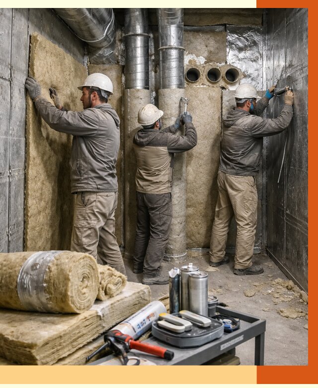 Утепление венткамеры в Кунгуре под ключ от 1487 руб. — профессионально | ТепломастерКнг