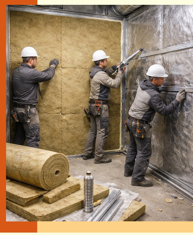 Утепление венткамеры в Кунгуре — качественная теплоизоляция и шумопоглощение