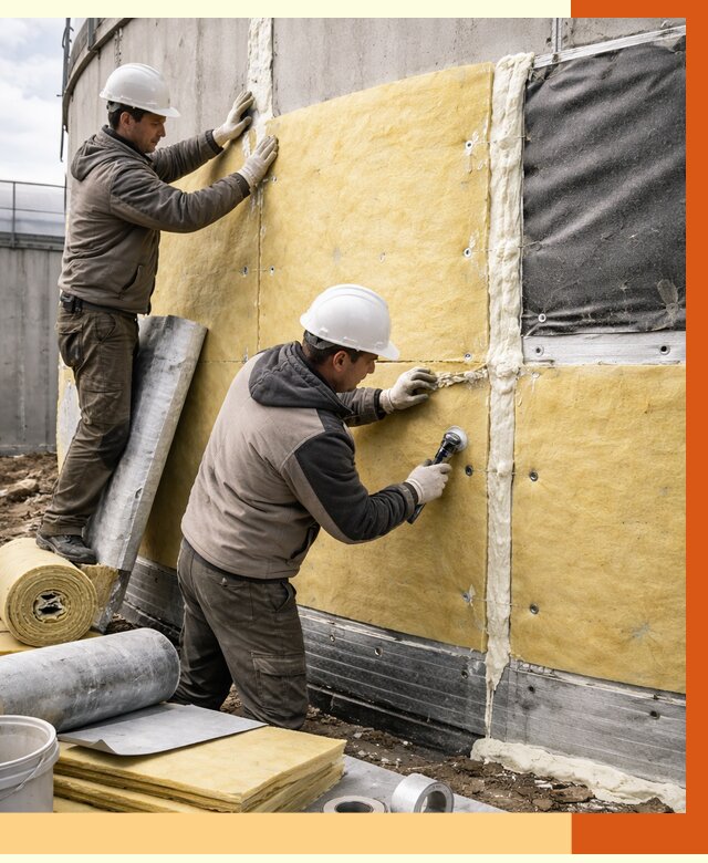 Утепление резервуара в Кунгуре от 28204 руб/м2 — монтаж ППУ и комплекс под ключ | ТепломастерКнг