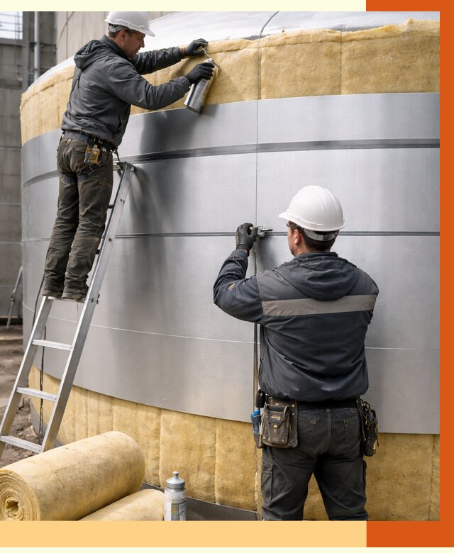 Утепление цистерны в Кунгуре пенополиуретаном от 14871 руб. под ключ | ТепломастерКнг