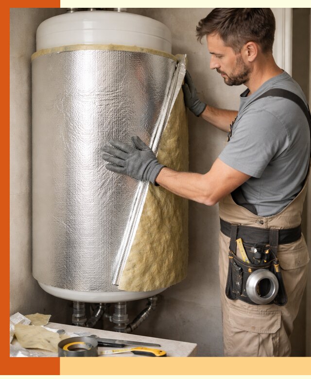 Утепление бойлера в Кунгуре для снижения теплопотерь и экономии энергии