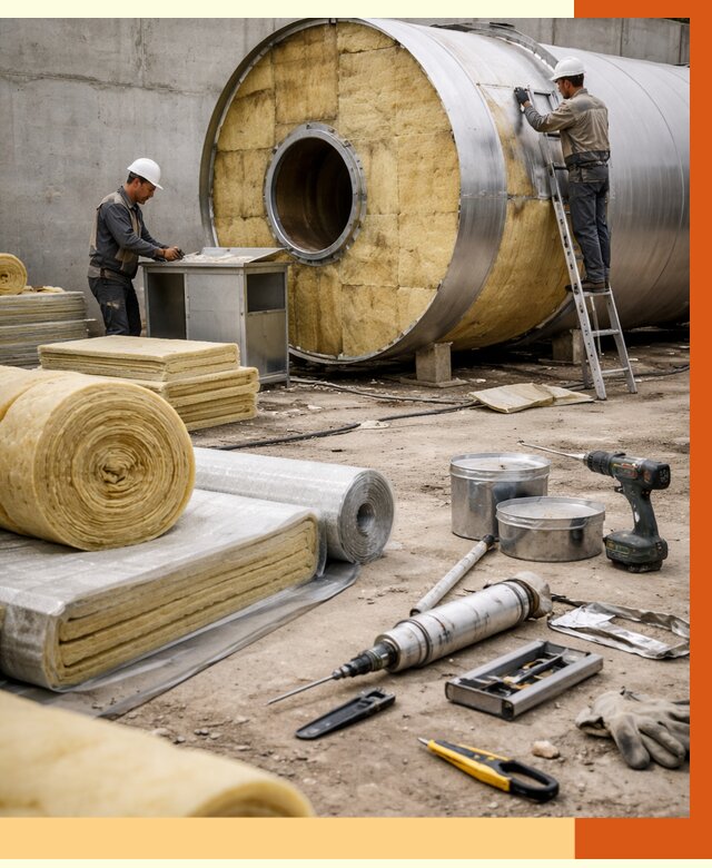 Утепление резервуара с топливом в Кунгуре от 28204 руб. под ключ | ТепломастерКнг