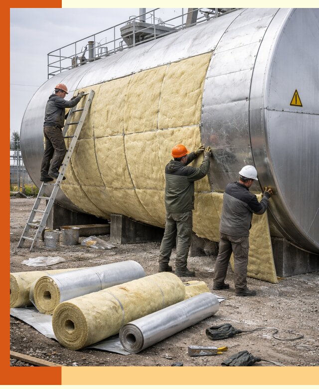 Утепление резервуаров с топливом в Кунгуре надежно и экономично