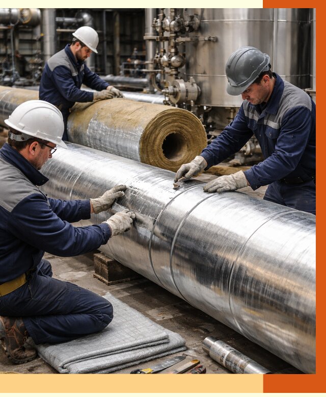 Утепление технологического оборудования в Кунгуре от 4308 руб. за м2 | ТепломастерКнг