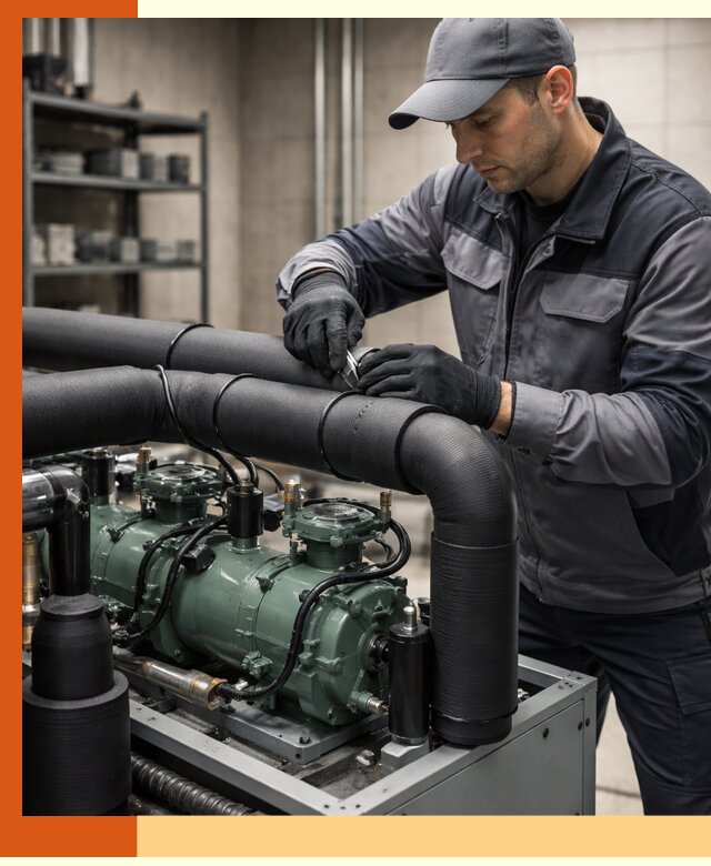 Утепление холодильного агрегата и теплоизоляция в Кунгуре