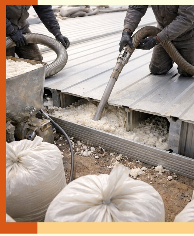 Заполнение пустот кровельных панелей пенными и мокрыми герметиками в Кунгуре