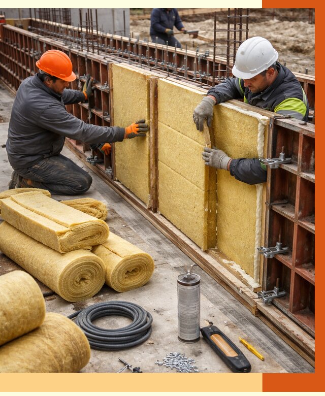 Теплоизоляция опалубки в Кунгуре от 7384 руб. за м2 — услуги и монтаж | ТепломастерКнг