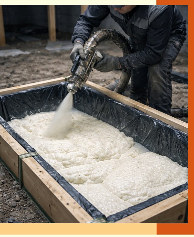 Заливка ППУ в формы в Кунгуре от 2564 руб. — утепление форм под ключ | ТепломастерКнг