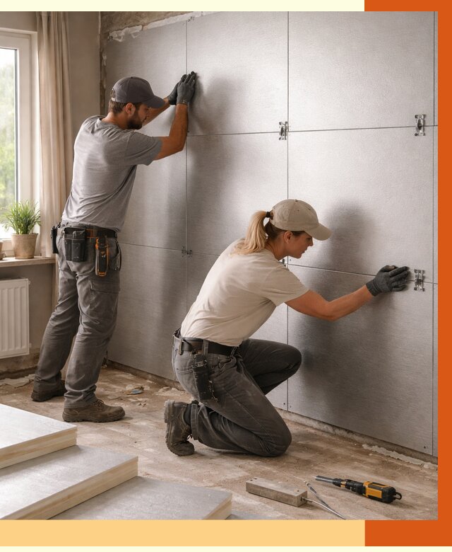 Утепление PIR панелями в Кунгуре от 4308 руб. под ключ | ТепломастерКнг