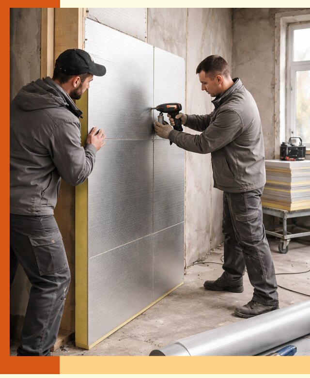 Утепление PIR панелями домов и зданий в Кунгуре