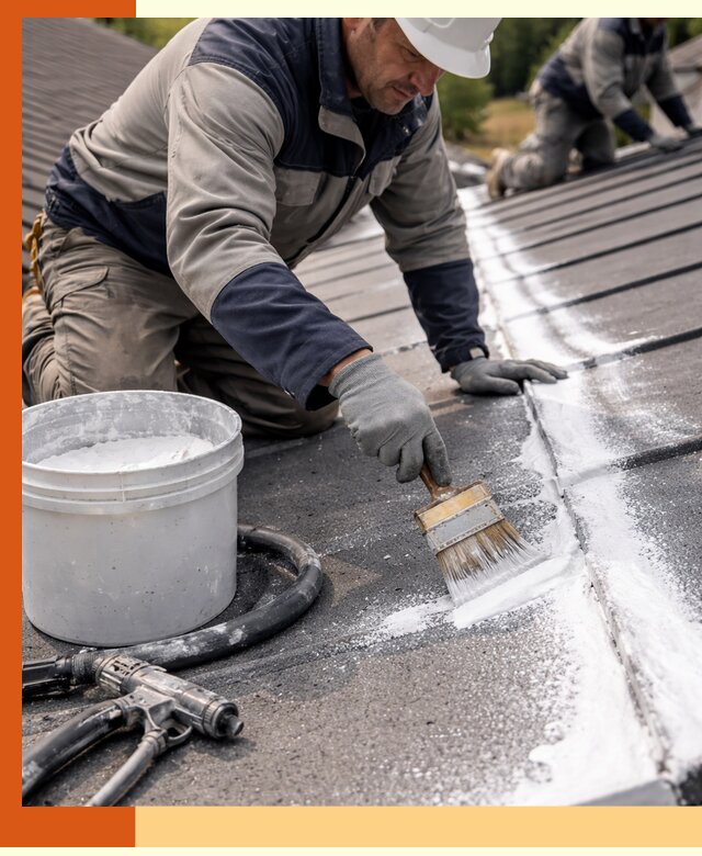 Утепление кровли жидкой теплоизоляцией в Кунгуре