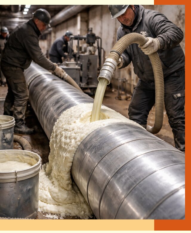 Утепление теплотрассы жидкой теплоизоляцией в Кунгуре от 4308 руб. | ТепломастерКнг