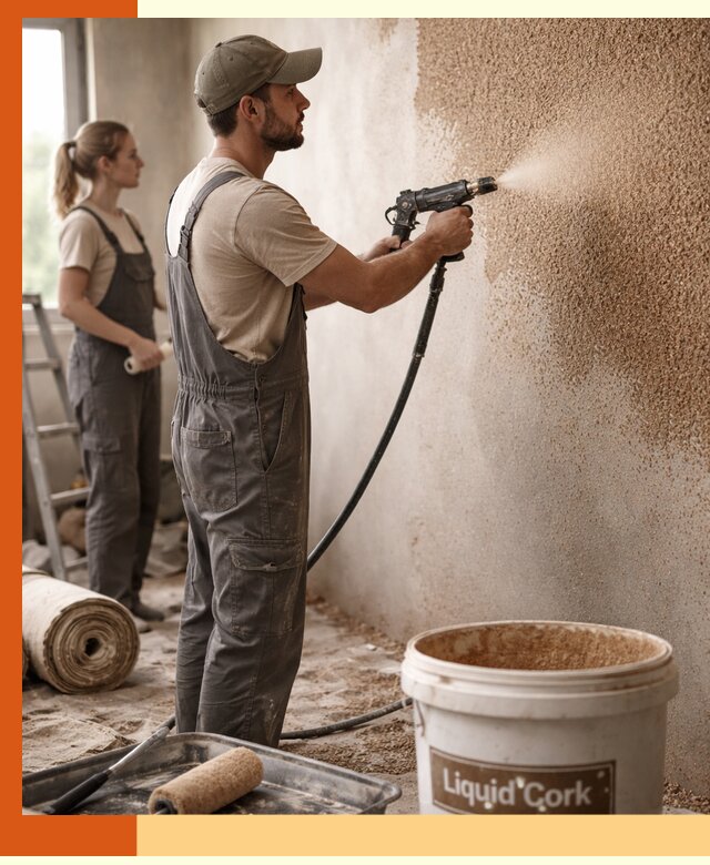 Утепление стен жидкой пробкой в Кунгуре эффективное и долговечное