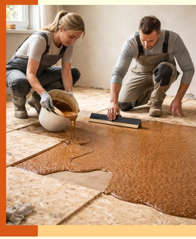 Утепление пола жидкой пробкой в Кунгуре для квартир и домов