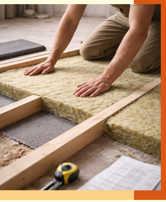 Шумоизоляция пола в Кунгуре от 1282 руб./м² — профессиональная звукоизоляция | ТепломастерКнг