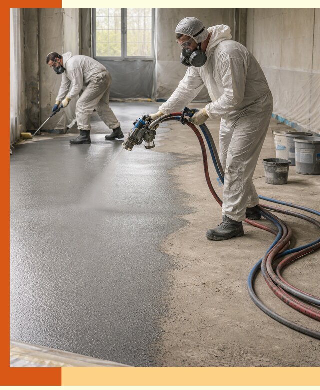 Гидроизоляция полимочевиной полов и конструкций в Кунгуре