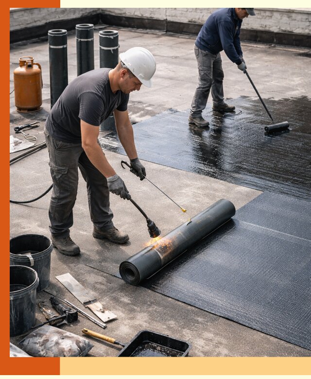 Гидроизоляция кровли в Кунгуре — надежная защита от протечек